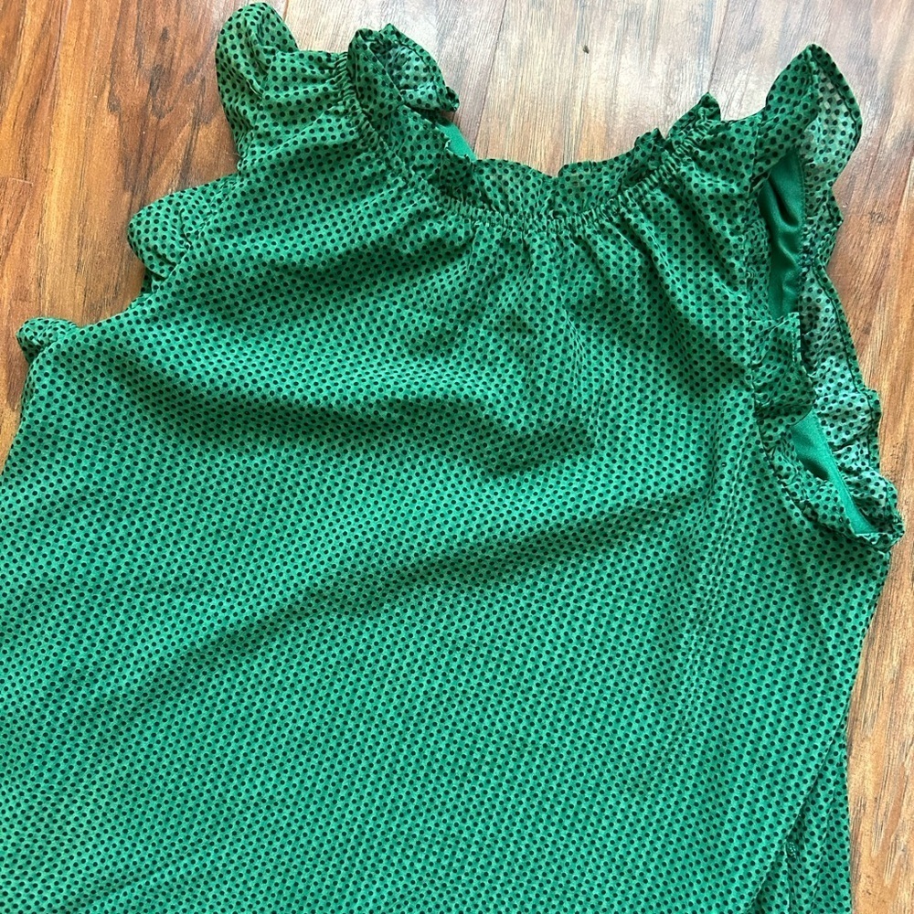 Who What Wear Women’s Size M Polka Dot Sleeveless Dress With Assymetrical Hem - Picture 4 of 6